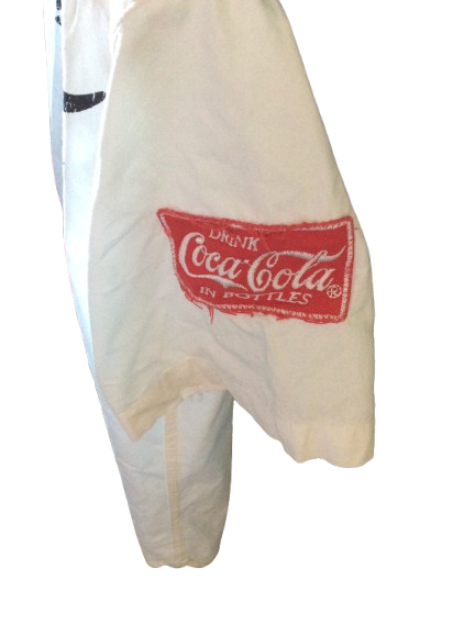 Camisa Coca-Cola Blanca Manga Corta
