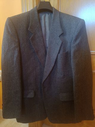 Americana gris hombre