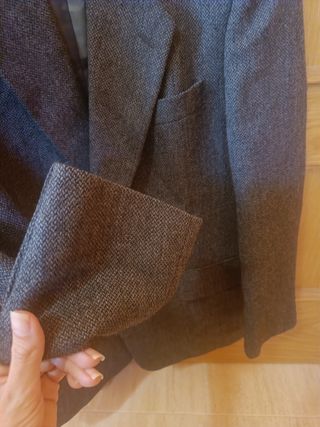 Americana gris hombre