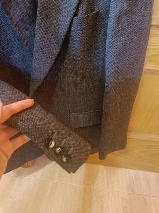 Americana gris hombre