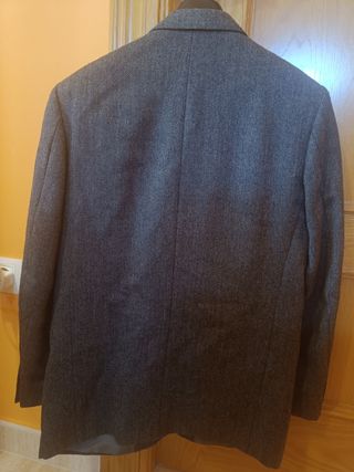 Americana gris hombre