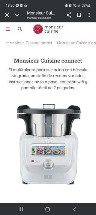 Robot Cocina Monsieur Cuisine Connect Lidl,