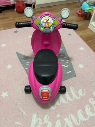 Moto Vespa Chicco Rosa