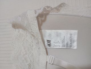 Sujetador blanco H&M
