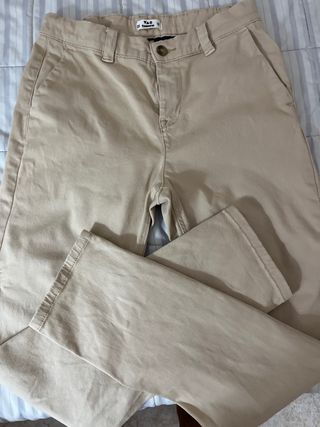 Pantalones crema Talla 32