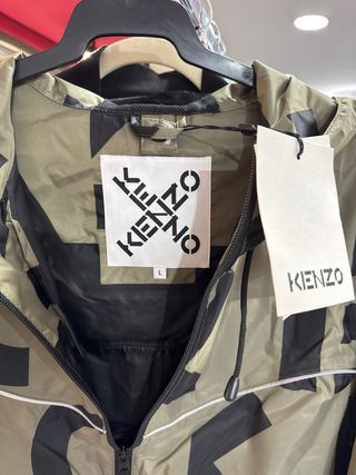 Impermeable Kenzo Verde Oliva