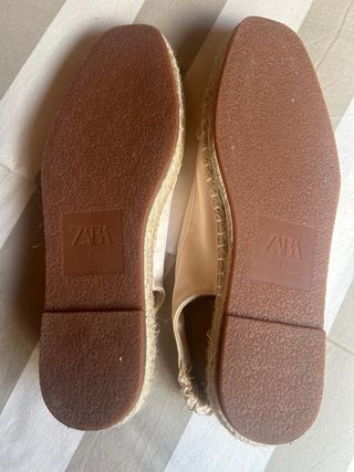 Bailarinas Zara Beige Nuevas