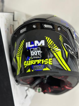 Casco Moto ILM Z501 Joker Azul DOT ECER