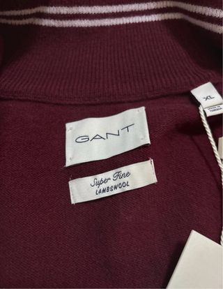 Jersey Gant Rojo Hombre