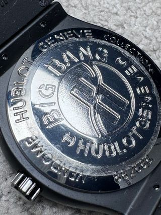 Hublott Reloj Cuarzo Negro y Gris