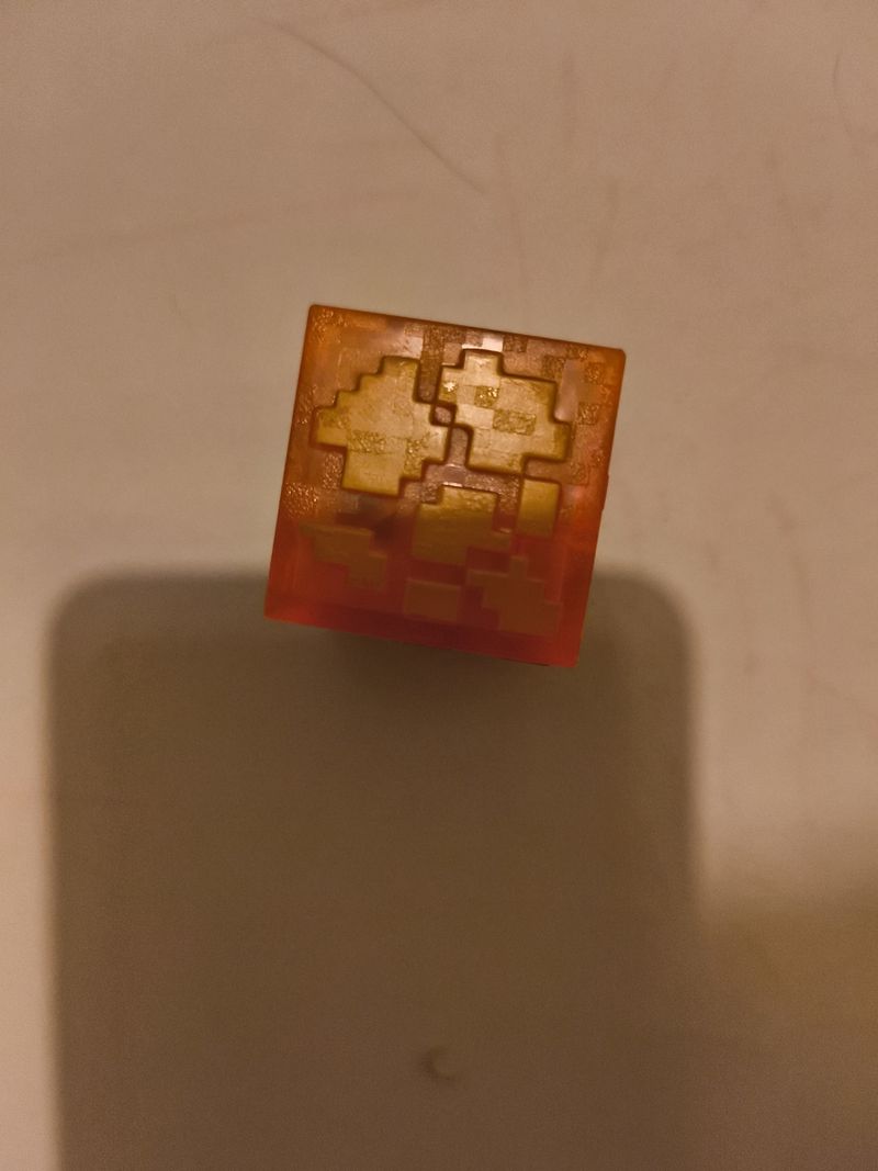 Imagen de Mini Lámpara Minecraft Pixelada Naranja