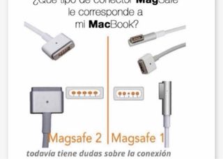 Cargador MagSafe 2 MacBook Air 13"A1466 y más