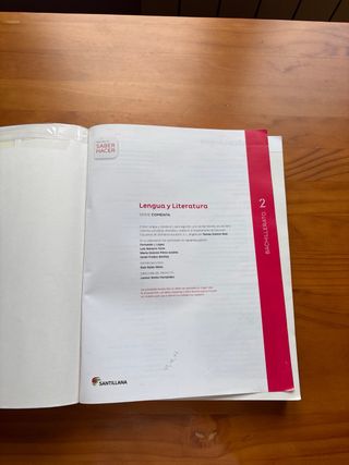 Lengua Y Literatura 2º Bachillerato