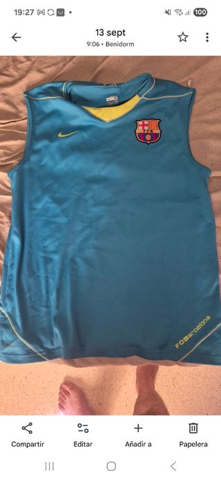 Camiseta FC Barcelona sin mangas Nike Talla M