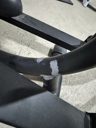 Bicicleta estática Domyos con fisura