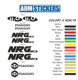 Kit Adesivi Piaggio NRG MC3