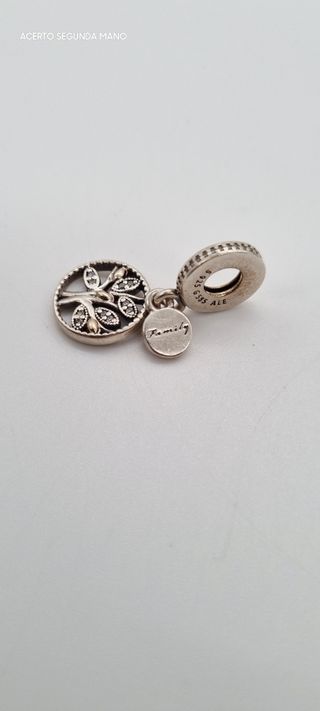 CHARM COLGANTE PANDORA ARBOL FAMILIAR PLATA/ORO