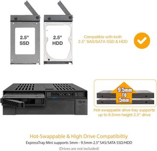 Icy Dock ExpressCage MB322SP-B