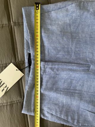 Traje Zara Chaqueta y Pantalón Azul Claro