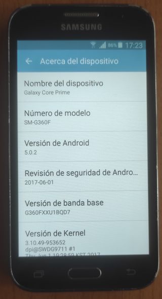 Samsung Galaxy Core Prime Negro