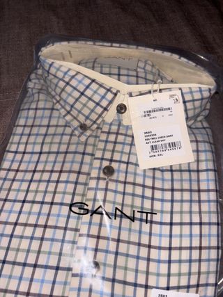 Camisa Gant Cuadros Twill Talla XXL