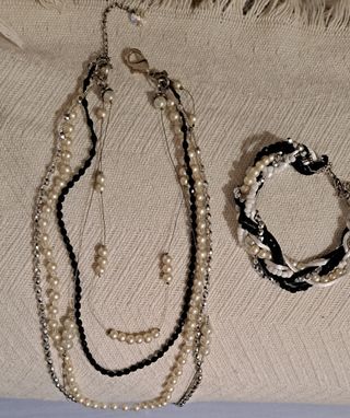 Conjunto de bisutería multicapa