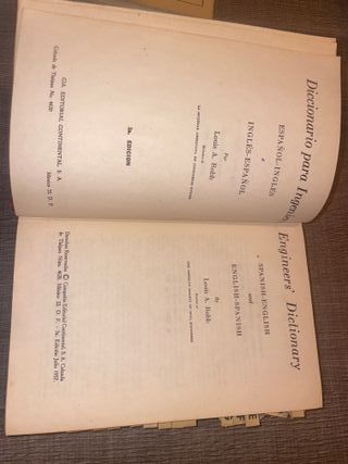 Diccionario para ingenieros español-ingles