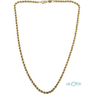 CADENA DE ORO DE 18K ESTILO CORDÓN