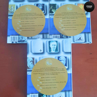 Lote de 3 libros colección Los Más