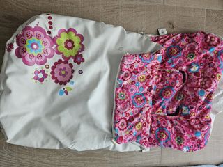 Saco para silla de carrito con estampado floral