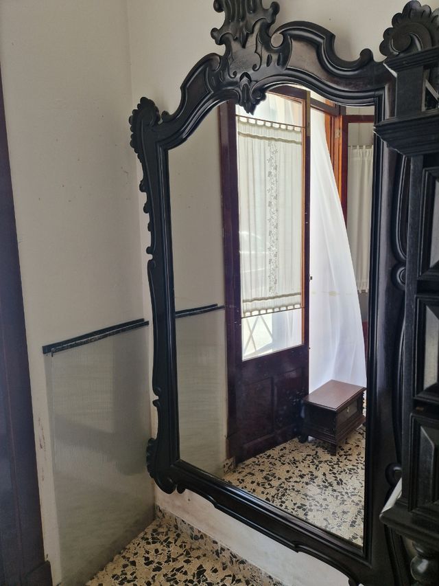 Recibidor Mueble y Espejo Madera