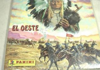 PRECINTADO! 1992-ÁLBUM EL OESTE-CROMOS-WEST PANINI