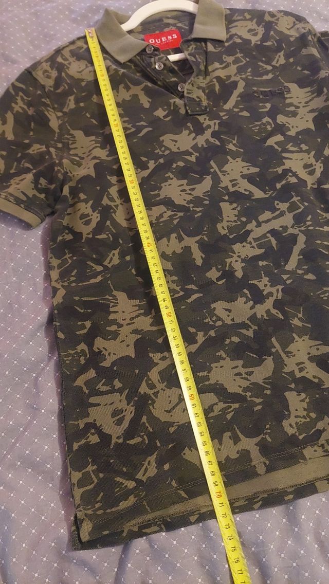 Polo Guess Camouflage Verde
