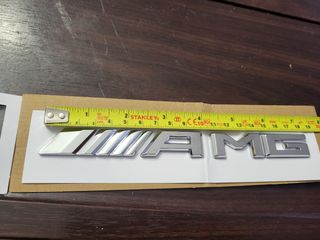 Scritta AMG Mercedes Cromata