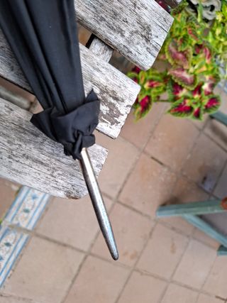 Paraguas antiguo multicolor