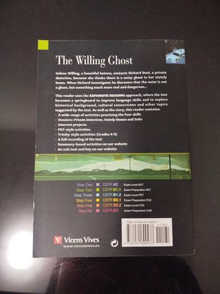 Libro en inglés(the willing Ghost)