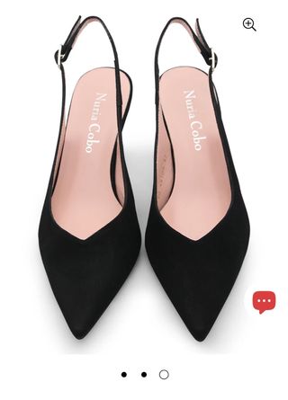 Zapatos de salón Nuria Cobo negros talla 37