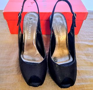 Zapato de Salón Destalonado Negro