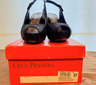 Zapato de Salón Destalonado Negro
