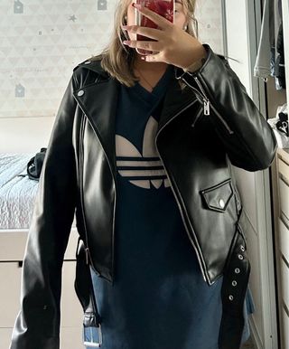 Chaqueta de cuero Zara