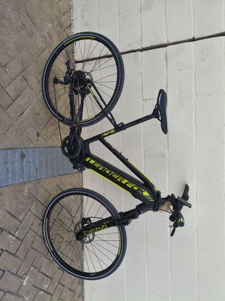 Bicicleta Eléctrica Leader Fox Negra y Amarilla