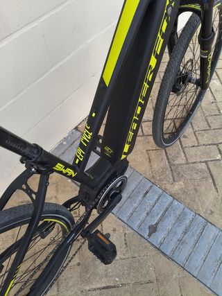 Bicicleta Eléctrica Leader Fox Negra y Amarilla