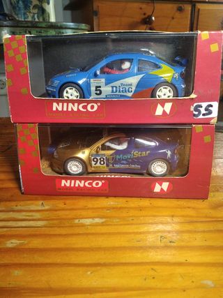 Coche Scalextric Ninco Renault Megane 40€ unidad
