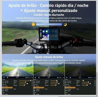 PANTALLA CAR PLAY PARA MOTO IP67
