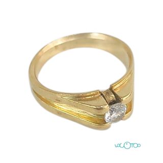 SOLITARIO DE ORO 18K TALLA 27