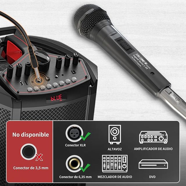 Micrófono TALOMEN Legend Series L-52 Negro