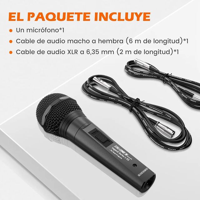 Micrófono TALOMEN Legend Series L-52 Negro