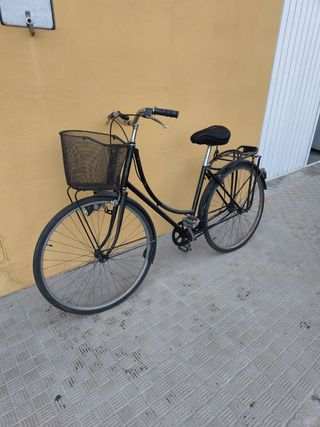 Bicicleta Clásica Señora Negra conor