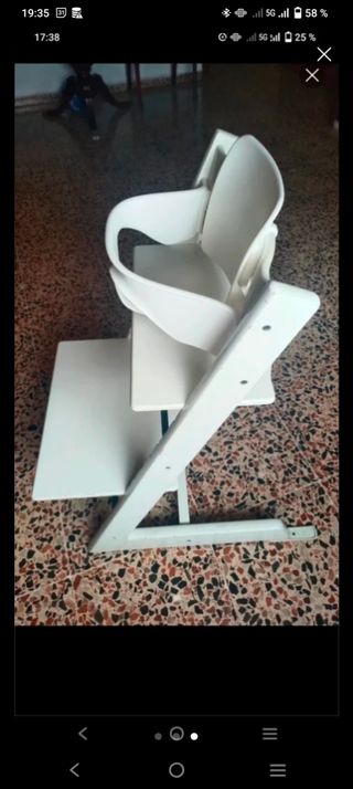 Torre aprendizaje + trona Stokke tripp trapp 