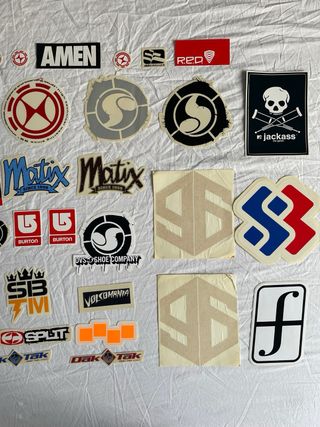 Pegatinas Snowboard / Skate Varias Marcas